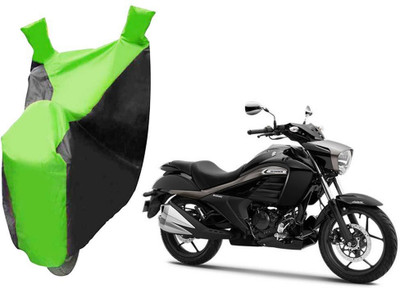 AUTO PEARL Two Wheeler Cover for Suzuki(GSX, Green, Blue)