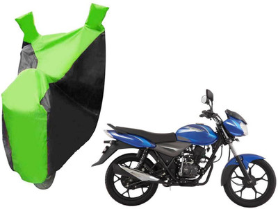 AUTO PEARL Two Wheeler Cover for Bajaj(Discover, Green, Blue)