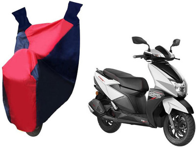 AUTO PEARL Two Wheeler Cover for TVS(Apache RTR 160, Red, Blue)