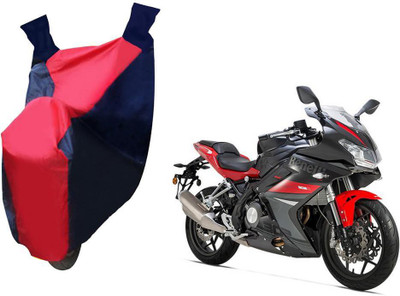 AUTO PEARL Two Wheeler Cover for DSK Benelli(GS, Red, Blue)
