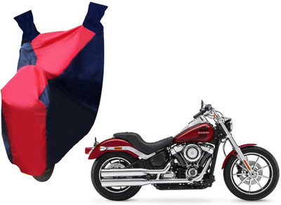 AUTO PEARL Two Wheeler Cover for Harley Davidson(Red, Blue)
