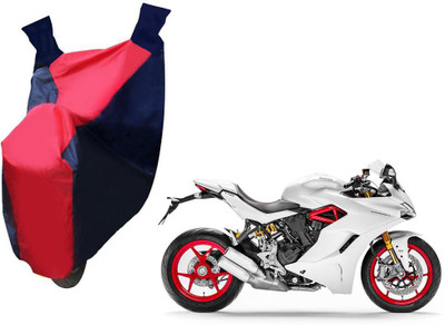 AUTO PEARL Two Wheeler Cover for Ducati(Scrambler, Red, Blue)