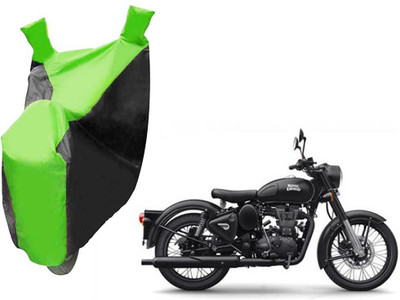 AUTO PEARL Two Wheeler Cover for Royal Enfield(SS, Green, Blue)