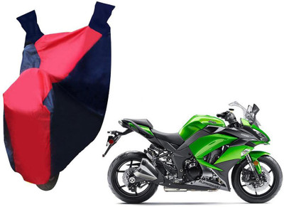 AUTO PEARL Two Wheeler Cover for Kawasaki(X1, Red, Blue)