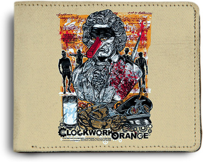 

Azaadcollection Men Black Canvas Wallet(6 Card Slots), Multicolor