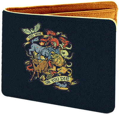 

REHBAR Men Multicolor Canvas Wallet(5 Card Slots), Multicolor-4231