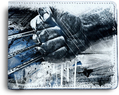 

Azaadcollection Men Black Canvas Wallet(6 Card Slots), Multicolor