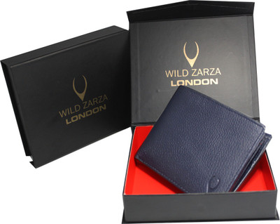 

WILD ZARZA LONDON Men Brown Genuine Leather Wallet(11 Card Slots)