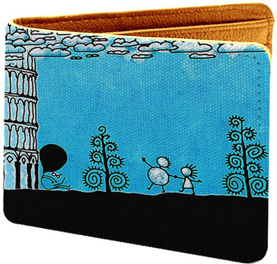 

IDEOL Men Multicolor Canvas Wallet(5 Card Slots), Multi color