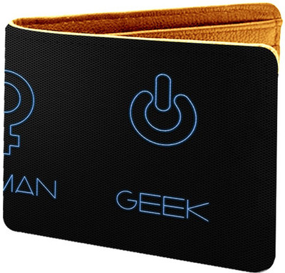 

IDEOL Men Multicolor Canvas Wallet(5 Card Slots), Multi color