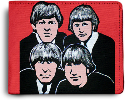 

Fannzila Men Black Canvas Wallet(6 Card Slots), Multicolor