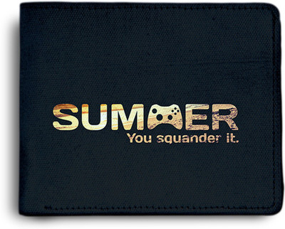 

Franklee Men Black Canvas Wallet(6 Card Slots), Multicolor
