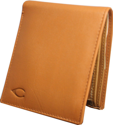 

WILD ZARZA LONDON Men Tan Genuine Leather Wallet(11 Card Slots)