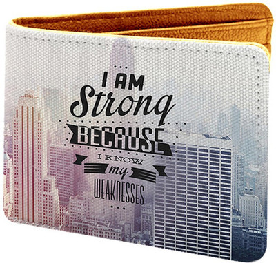 

IDEOL Men Multicolor Canvas Wallet(5 Card Slots), Multi color
