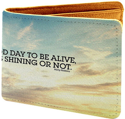 

IDEOL Men Multicolor Canvas Wallet(5 Card Slots), Multi color