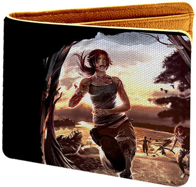 

IDEOL Men Multicolor Canvas Wallet(5 Card Slots), Multi color