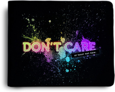 

Azaadcollection Men Black Canvas Wallet(6 Card Slots), Multicolor