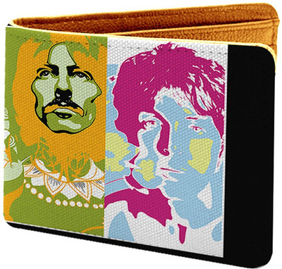 

IDEOL Men Multicolor Canvas Wallet(5 Card Slots), Multi color