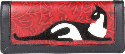 

Holii Women Casual Red Genuine Leather Wallet(1 Card Slot)