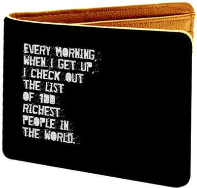 

IDEOL Men Multicolor Canvas Wallet(5 Card Slots), Multi color