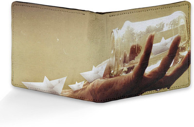 

Azaadcollection Men Multicolor Canvas Wallet(6 Card Slots), Brown