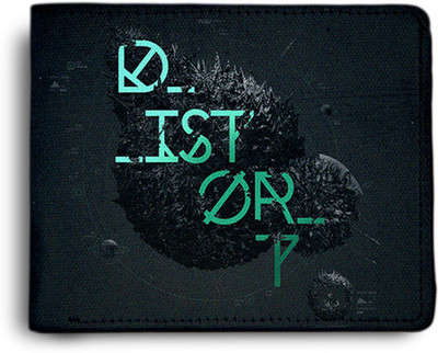 

Azaadcollection Men Black Canvas Wallet(6 Card Slots), Multicolor