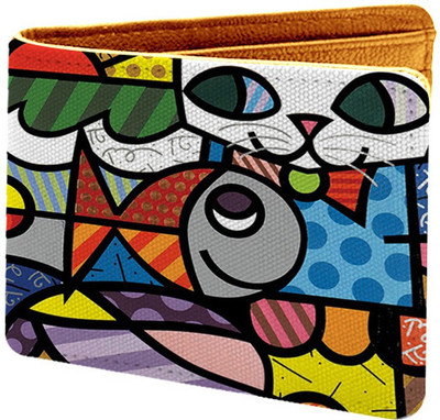 

WFCR Men Multicolor Canvas Wallet(5 Card Slots), Multicolor-4013
