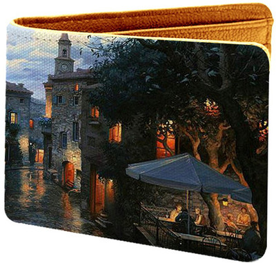 

IDEOL Men Multicolor Canvas Wallet(5 Card Slots), Multi color