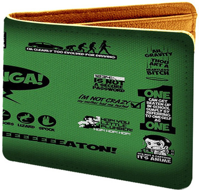 

IDEOL Men Multicolor Canvas Wallet(5 Card Slots), Multi color