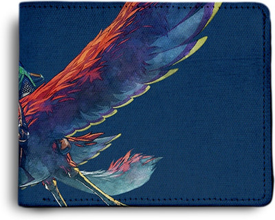 

Azaadcollection Men Black Canvas Wallet(6 Card Slots), Multicolor