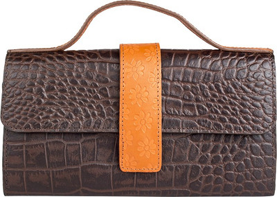 

Holii Women Casual Brown Genuine Leather Wallet(1 Card Slot)