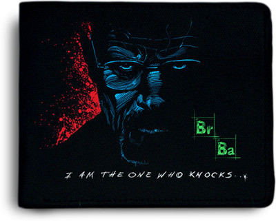 

Fannzila Men Black Canvas Wallet(6 Card Slots), Multicolor