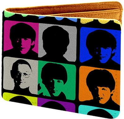 

IDEOL Men Multicolor Canvas Wallet(5 Card Slots), Multi color