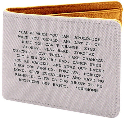 

REHBAR Men Multicolor Canvas Wallet(5 Card Slots), Multicolor-4197