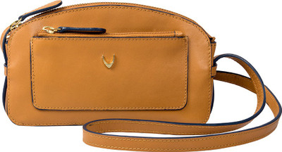 

Hidesign Women Casual Yellow Genuine Leather Wallet(2 Card Slots), Tan
