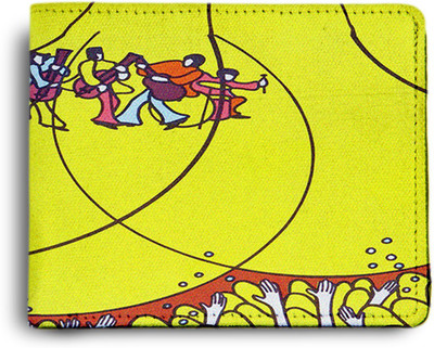

Franklee Men Black Canvas Wallet(6 Card Slots), Multicolor