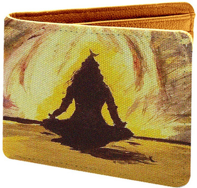 

IDEOL Men Multicolor Canvas Wallet(5 Card Slots), Multi color