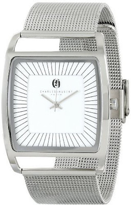 

Charles Hubert Paris White7674 Charles-Hubert, Paris Men's 3942-W Premium Collection White Dial Mesh Band Watch Watch - For Men