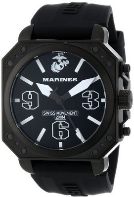 

Wrist Armor Black981 Wrist Armor Men's WA142 C4 Stainless Steel Analog Display Swiss Quartz Watch with Black Silicone Strap Watch - For Men