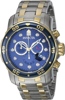 

Invicta blue5208 Invicta Men's 0077 Pro Diver Chronograph Blue Dial Watch Watch - For Men