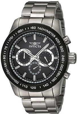 

Invicta black22242 Invicta Men's 'Speedway' Quartz Stainless Steel Casual Watch, Color:Silver-Toned (Model: 21796) Watch - For Men