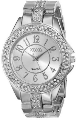 

XOXO Silver 7335 XOXO Women's XO5463 Rhinestone-Accented Silver-Tone Bracelet Watch Watch - For Women