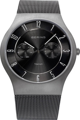 

Bering silver5145 BERING Time 11939-077 Mens Classic Collection Watch with Mesh Band and scratch resistant sapphire crystal. Designed in Denmark. Watch - For Men
