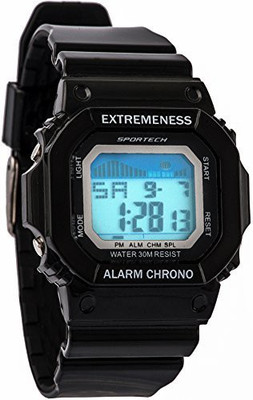 

Sportech Grey3030 Unisex Watches by Sportech - Black Racer Digital Sport Watch - Make Every Second Count - SP10502 Watch - For Men