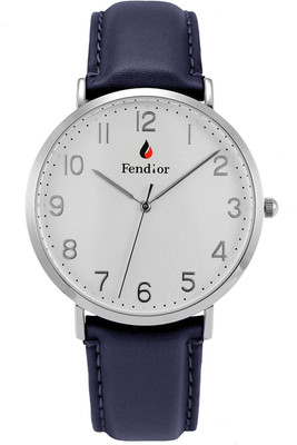 

AIBI White24171 AIBI Men's AB46101-13 Easy to Read Clearance Arabic Numbers Blue Leather Strap Watch Watch - For Men