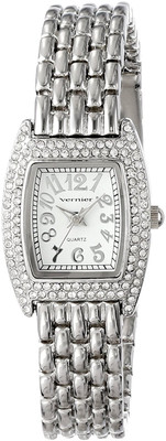

Vernier White 8445 Vernier Women's VNR721 Feminine Silver-Tone Tonneau Quartz Bracelet Watch Watch - For Women