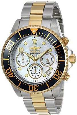 

Invicta Mother of pearl23889 Invicta Men's 'Pro Diver' Quartz Stainless Steel Casual Watch, Color:Two Tone (Model: 22038) Watch - For Men
