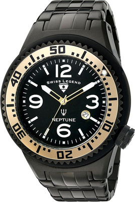 

Swiss Legend black20688 Swiss Legend Men's 'Neptune Force' Swiss Quartz Stainless Steel Casual Watch, Color:Black (Model: 21819P-BB-11-GA) Watch - For Men