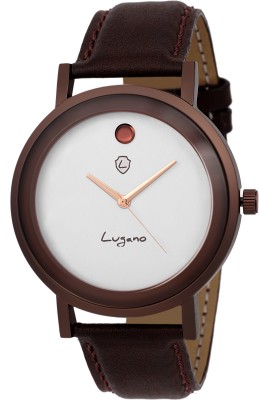 

Lugano LG 1148 Stylish Brown Movado Dial Series Watch - For Men