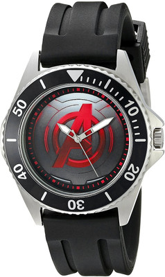 

Marvel white20097 Marvel Men's W002637 Avengers Analog Display Analog Quartz Black Watch Watch - For Men